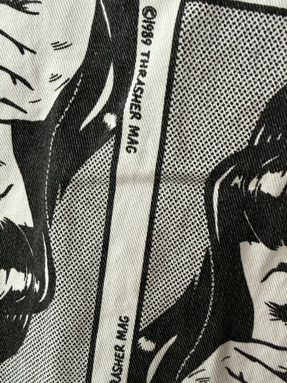 Supreme Black & White Graphic Elastic Waist Shorts with Red Logo - Picture 5 of 7